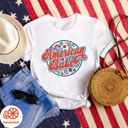 american babe shirt, retro usa shirt, women 4th of july shirt, america patriotic shirt, independence shirt