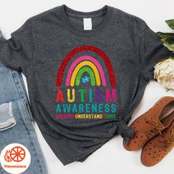 autism awareness day shirt, autism month shirt, autistic shirt, autism rainbow shirt, autism support shirt