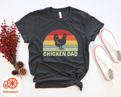 chicken dad shirt, chicken owner tshirt, chicken daddy tshirt, farm animal shirt, fathers day shirt
