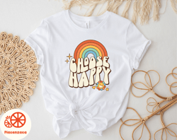 choose happy shirt, motivational shirt, retro choose happy tee, positivity shirt, happiness shirt, inspirational shirt,