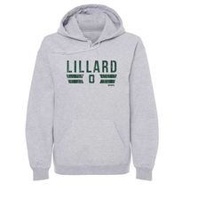 damian lillard men's hoodie - milwaukee basketball damian lillard milwaukee font