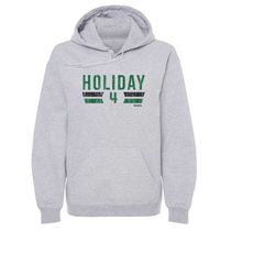 jrue holiday men's hoodie - boston basketball jrue holiday boston font