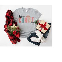 merry christmas shirt,christian christmas tshirt,winter shirt,women holiday shirt,christmas gift,christmas religious tee