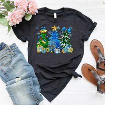 happy hanukkah shirt,hanukkah menorah tshirt,christmas tree shirt,jewish holiday gifts,family hanukkah,chanukah tee,jewi