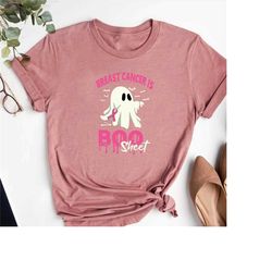 boo to breast cancer shirt,halloween gift,ghost cancer shirt,funny cancer shirt,pink ribbon shirt,cancer warrior shirt,c