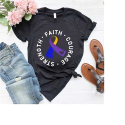 bladder cancer fighter shirt,faith courage strength shirt,cancer warrior gifts,bladder cancer ribbon,family support shir