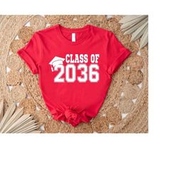 graduation gift,class of 2036 shirt,last day of school tee,school shirt,personalized school grad tee,gift for students,k