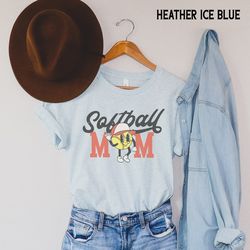 retro softball mom shirt, retro mama softball shirt,  softball game day shirts for mama, softball mom gifts 1
