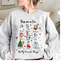 bluey these are a few of my favorite things christmas | bluey bingo family merry christmas 2023 tshirt | bluey family ch