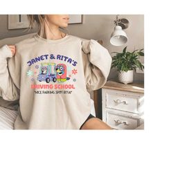 bluey janet and rita driving school shirt | i'm her rita shirt | bluey shirts | i'm her janet | cute bluey shirt | rita