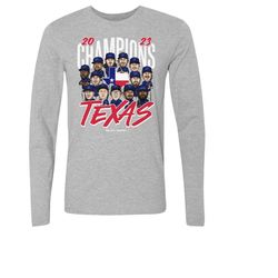 texas men's long sleeve t-shirt - texas baseball texas baseball champions 2023 wht