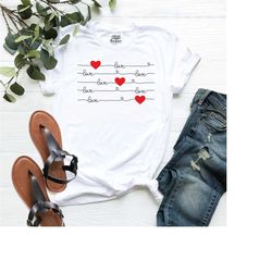 valentine heart shirt, love shirt, gift for mom, valentine t-shirt, gift for her, women graphic tee, love graphic tee, g