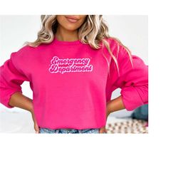 emergency department crewneck er nurse emergency room tech gift er tech sweatshirt emergency nurse gift ed nurse future