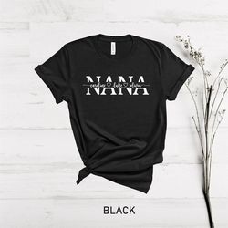 nana shirt, personalized nana t-shirt, grandma-life shirt, nana custom v-neck, mother's day shirt, grandma shirt with gr