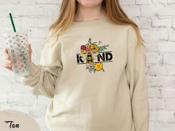 bee kind shirt, be kind shirt, kindness shirt, birthday gift, retro shirt, valentine gift, teacher's day gift, shirt for