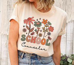 wildflower school counselor shirt,counselor shirt women,school counselor t-shirt,school psychologist tshirt,gift for sch