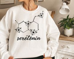 serotonin sweatshirt, self love gift, self care sweatshirt, therapy crewneck, psychology gift, ther