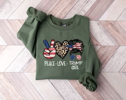 peace love trump girl i make no apologies shirt, 2024 trump t-shirt, voting shirt,donald trump shirt,maga 2024,maga ladi