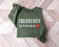 emergency department sweatshirt, er nurse shirt, er nurse sweatshirt, retro emergency nurse shirt, er nurse gif