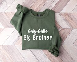 big brother shirt, cute announcement big brother toddler shirt,only child big brother baseball tee, big brother gift,pre