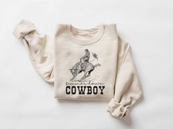 simmer down cowboy sweatshirt, cowgirl shirt, rodeo shirt, western graphic tee, cowboy sweatshirt, matching cowboy shirt