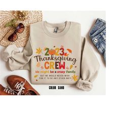 2023 thanksgiving crew shirt, thanksgiving crew sweatshirt, thanksgiving shirt, thanksgiving 2023 shirt, thanksgiving fa