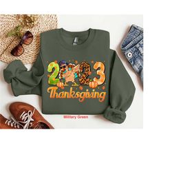 2023 thanksgiving crew shirt, 2023 thanksgiving  sweatshirt, thanksgiving shirt, thanksgiving turkey, thanksgiving famil