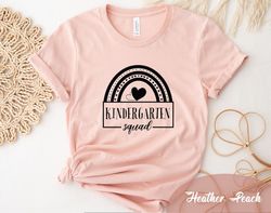 kindergarten squad shirt, kindergarten teacher shirt, kinder squad shirt, teacher shirts, teacher gift, kindergarten shi