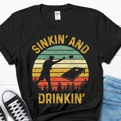 funny cornhole t-shirt, corn hole player men's gift for him, corn hole husband shirt, cornhole dad birthday shirt, fathe