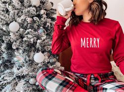 matching family christmas shirt, merry christmas t-shirt, merry shirt, christmas shirt, merry long sleeve, christmas shi