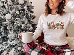 christmas coffee sweatshirt, christmas sweatshirt, christmas shirt, coffee lover gift, fall sweater, christmas snowman,