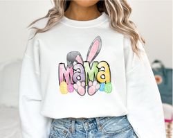 mama bunny sweatshirt, mama bunny, mama bunny baby bunny, pregnancy hoodie, easter expecting mom, easter mom shirt, mama