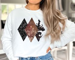 country sweatshirt, western crewneck, cowgirl sweatshirt, cowboy crewneck, desert boho sweatshirt, arizona sweatshirt, c