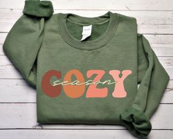 cozy season fall sweatshirt,2022 happy thanksgiving,hello pumpkin sweatshirt,most wonderful time of the year,autumn swea