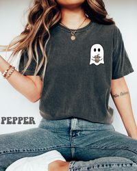 cute ghost ice coffee shirt, halloween coffee shirt, ghost shirt, halloween tee,cute ghost shirt,ghost ice coffee sweats