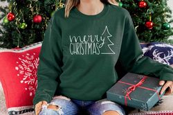 merry christmas tree sweatshirt,merry christmas hoodie,holiday sweatshirt,christmas gift,christmas sweatshirt,merry chri