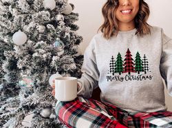 merry christmas tree sweatshirt,christmas hoodie,holiday sweatshirt,christmas gift,christmas sweatshirt,christmas party