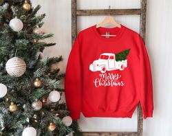 merry christmas truck sweatshirthoodie  christmas gift  merry christmas sweatshirt  christmas hoodie gift  sweatshirthoo