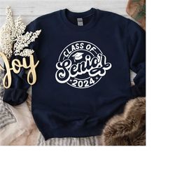 senior 2024 sweatshirt, class of 2024 shirt, high school graduation gifts, college grad gift, graduating t-shirt, senior