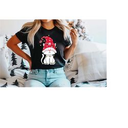 christmas cat shirt, merry christmas, cat lover shirt, christmas gift, christmas cat mom, gifts for cat lover