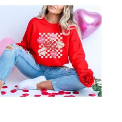cute teacher valentine sweatshirt, candy heart, teacher valentine day gift, be mine sweatshirt, conversation hearts, ret