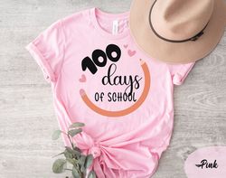 happy 100 days of school shirt, 100 days celebration shirt, school 100 days shirt, teacher 100 days of school outfit, ki