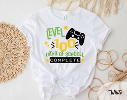 level 100 days of school completed, teacher gifts, teacher appreciation, 100 days brighter, back to school shirt, 100 ma