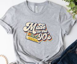 made in the 90's retro tshirt, 90's cassette retro t-shirt, 90's girl tee, 90s boy t-shirt, retro birthday gift, 90's bi