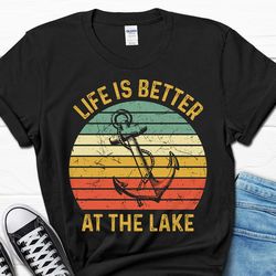 boating t-shirt from wife, funny pontoon lover men's tee, sailing gifts for him, dad boat owner shirt for men, husband f