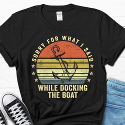 funny boating gift, pontoon lover grandpa shirt for men, sailing tee for him, boat owner papa men's gifts, father's day