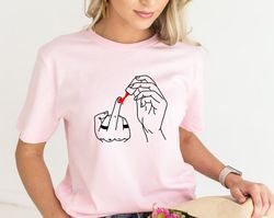 feminist t-shirt, feminism shirt, nail polish t-shirt, gift for girl, gift for best friend, gift for her, feminism tee