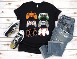 Halloween Video Games shirt,Halloween Gamer Zombie Controller shirt,Halloween Gamer shirt,Skeleton controller shirt,Ghos