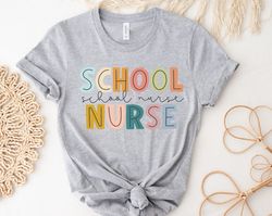 school nurse t-shirt, school nurse shirt, school nurse gift, nurse appreciation gift, gift for nurse, cute nurse shirt,