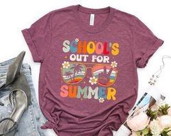 schools out for summer, happy last day of school shirt, summer holiday shirt, end of the school year shirt, classm